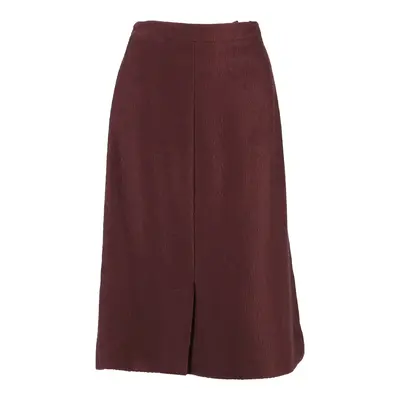 Womens Straight Skirt Maroon Midi M