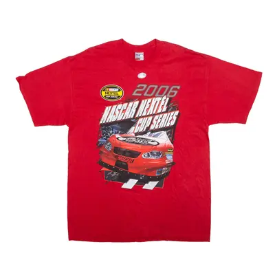 M&O Nascar Nextel Cup 2006 T-Shirt Red Short Sleeve Mens XL