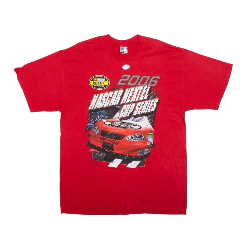 M&O Nascar Nextel Cup 2006 T-Shirt Red Short Sleeve Mens XL