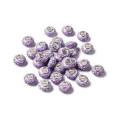Opaque Resin European Beads