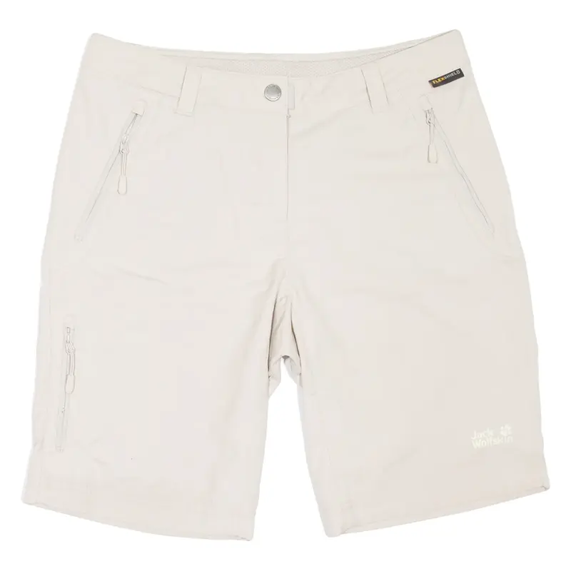 JACK WOLFSKIN Outdoor Womens Casual Shorts Beige UK 8 W28