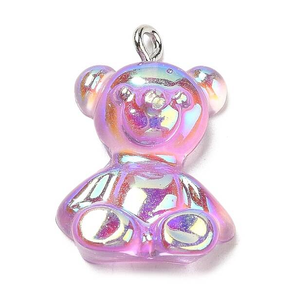 Transparent Resin Pendants