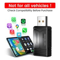 HEYINCAR 2 IN 1 Wireless Carplay  Adapter, Converts Wired to Wireless  Carplay Android Auto for Cars from 2016  iPhone iOS 10...