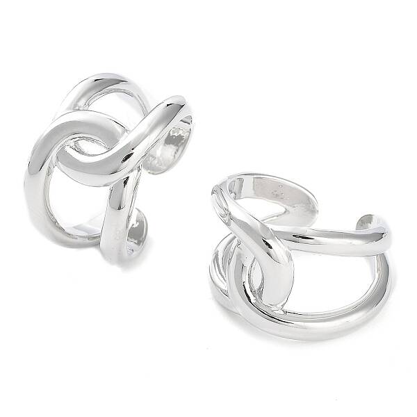 Brass Knot Open Cuff Rings for Women