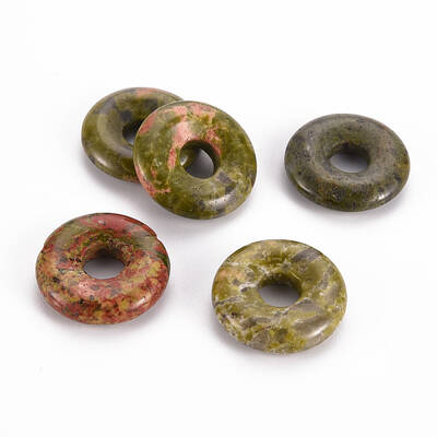 Natural Unakite Pendants