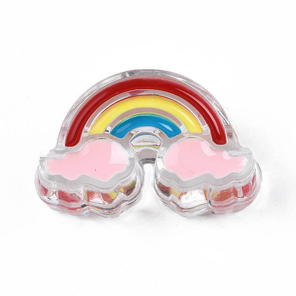 Transparent Acrylic Enamel Beads