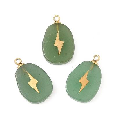 Natural Green Aventurine Pendants
