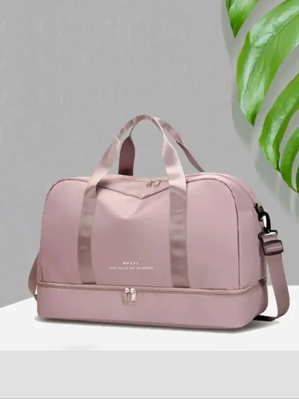 Summer 2024 New Multi-pockets Dry and Wet Separation Swimming Training Sports Gym Bag, Hand-held Zipper Shoulder Travel Bag f...