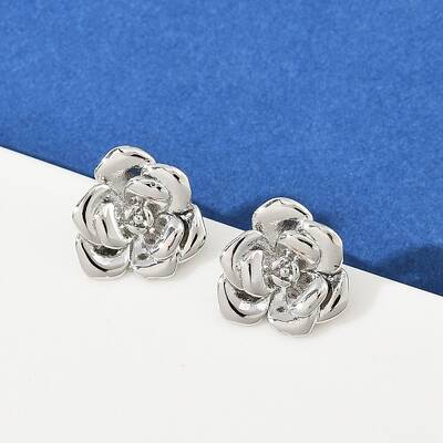 Brass Stud Earrings