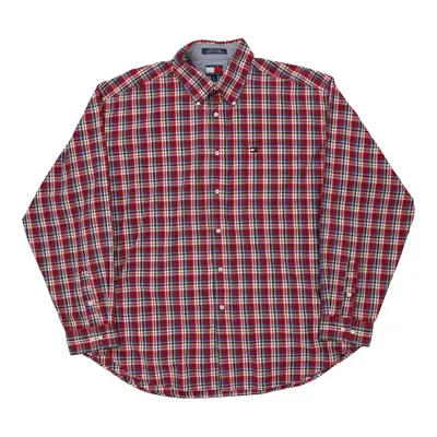 Tommy Hilfiger Checked Shirt - XL Multicoloured Cotton
