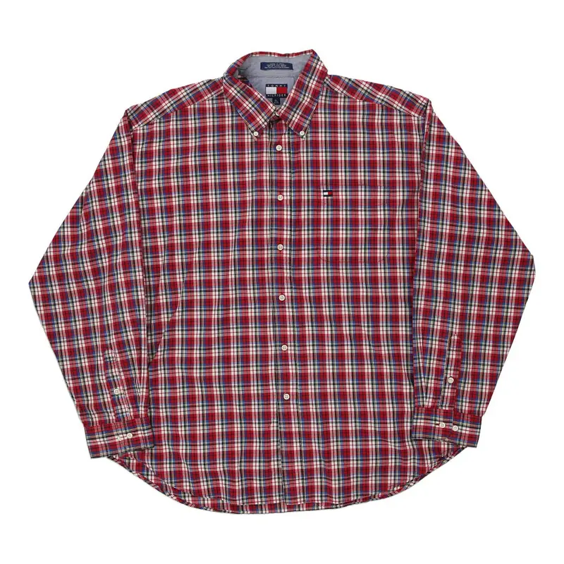 Tommy Hilfiger Checked Shirt - XL Multicoloured Cotton
