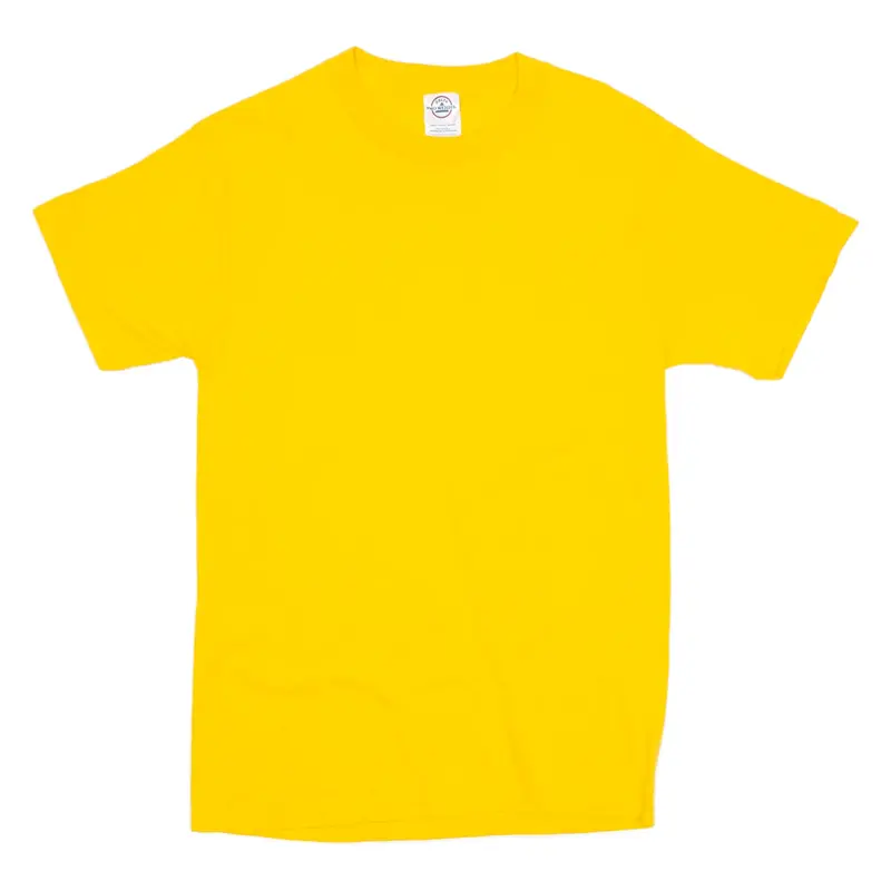 DELTA PRO WEIGHT Mens T-Shirt Yellow Crew Neck S