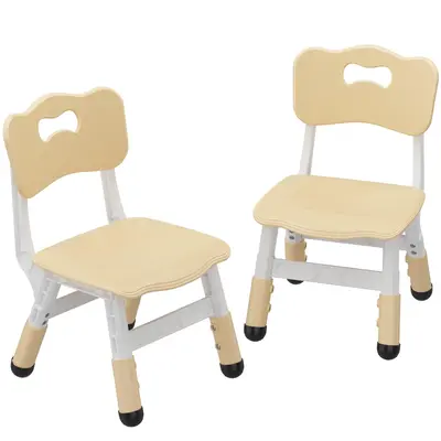 Garvee Set of 2 Kids Chairs in 3 Level Height Adjustable Design Suitable for Age 2-6 for Home Family Classroom Nursery Indoor...