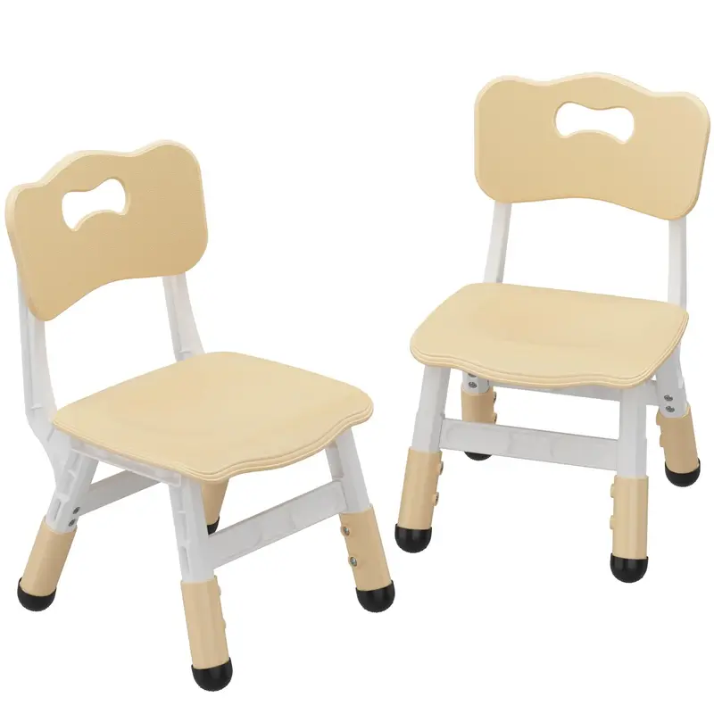 Garvee Set of 2 Kids Chairs in 3 Level Height Adjustable Design Suitable for Age 2-6 for Home Family Classroom Nursery Indoor...