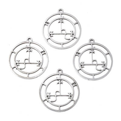 Non-Tarnish 201 Stainless Steel Sigil of Lilith Pendants