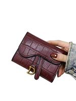 Women's Fashionable Embossed Short Wallet, Purses for Women, Gifts for Her, Casual Versatile Card Holder, Trendy All-match Wa...