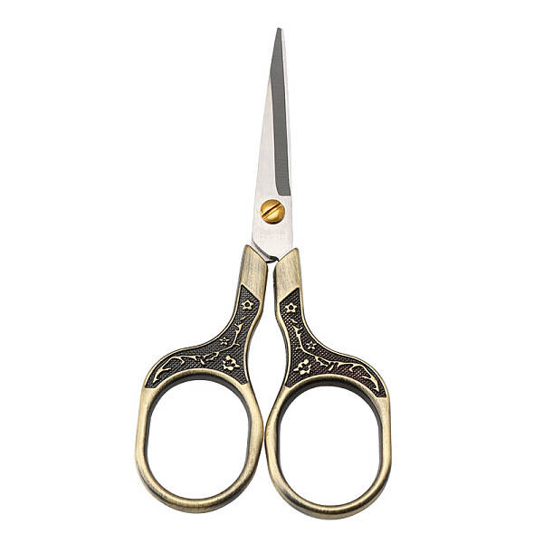 Plum Pattern Stainless Steel Scissors