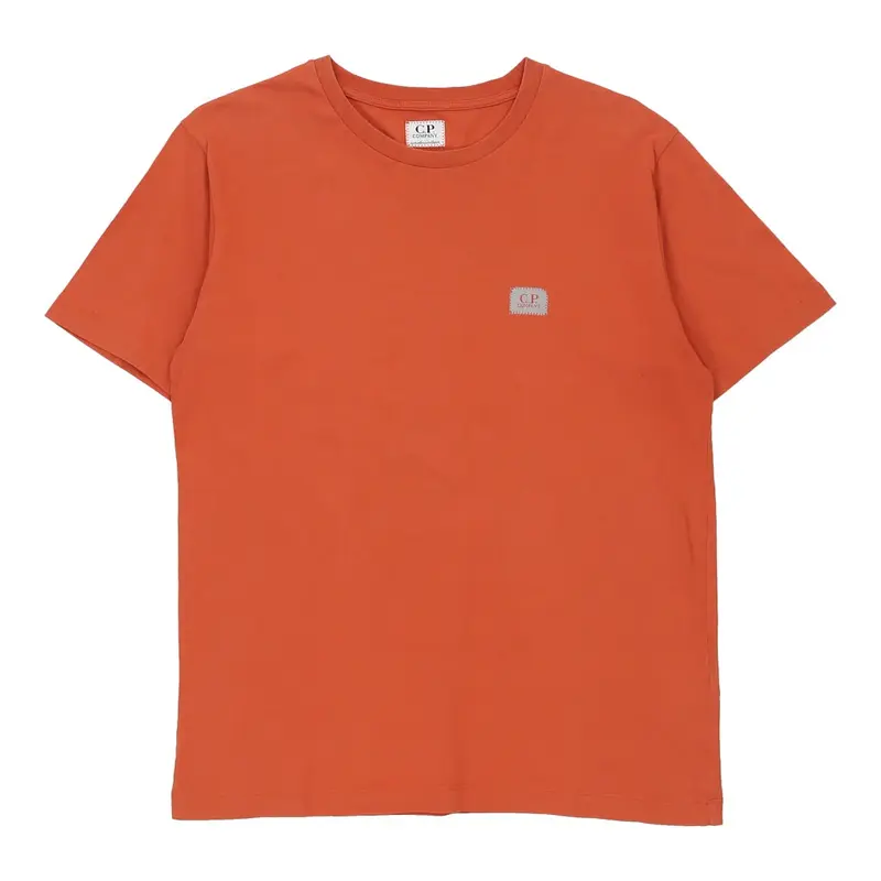 Age 14 C.P. Company T-Shirt - Large Orange Cotton