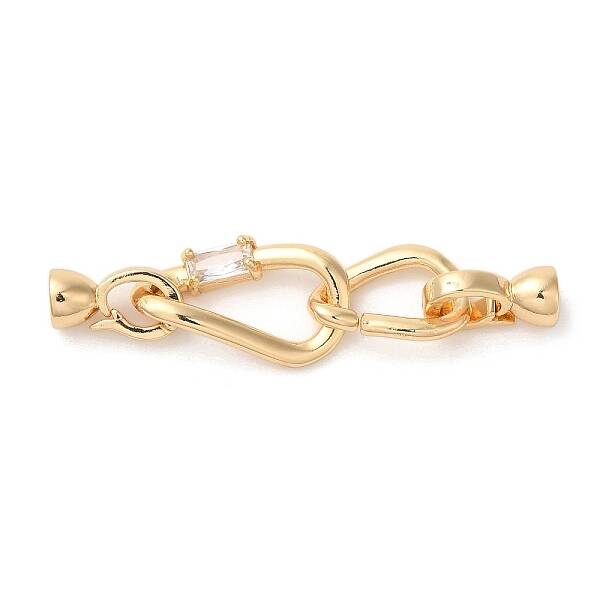 Brass Fold Over Clasps