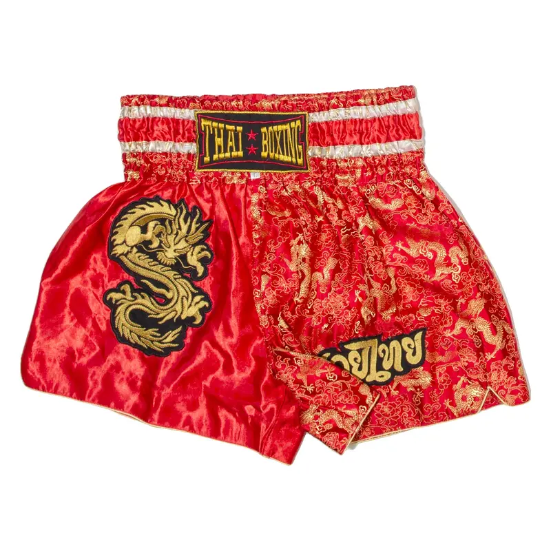 THAIBOXING Mens Sports Shorts Red Floral L W28
