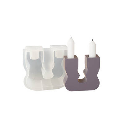 DIY Silicone Candle Holder Molds