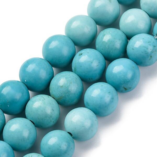 Dyed Natural Magnesite Beads Strands