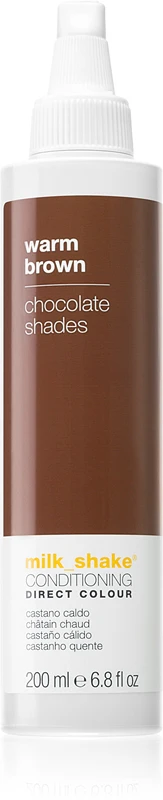 Milk Shake Direct Colour Intense Hydration Tinted Conditioner Warm Brown 200ml