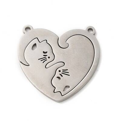 Non-Tarnish 304 Stainless Steel Split Pendants