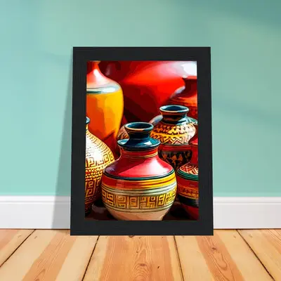 Heritage Hues - Framed Art Masterpiece