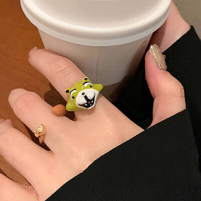 3D Animal Alloy Open Cuff Rings