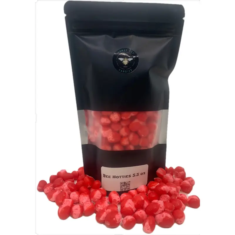 Bee Hotties Cinnamon Freeze Dried Candy by Honey Bee Candies LLC - Crunchy and Delicious Snack