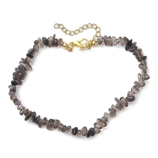 Natural Ice Obsidian Anklets