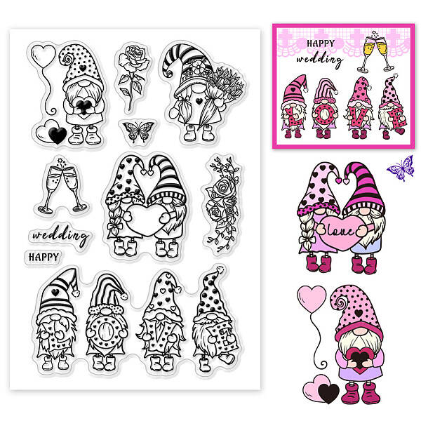 Custom PVC Plastic Clear Stamps