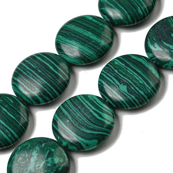 Synthetic Malachite Beads Strands
