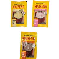 Maizena Atole Sabor Nuez, Fresa, Napolitano & Vainilla Corn husk to prepare atole 1 bag