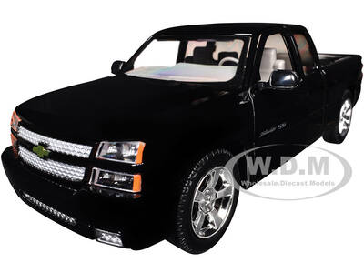 2006 Chevrolet Silverado Intimidator SS Pickup Truck Black Timeless Legends Series 1/25 Diecast Model Car by Motormax