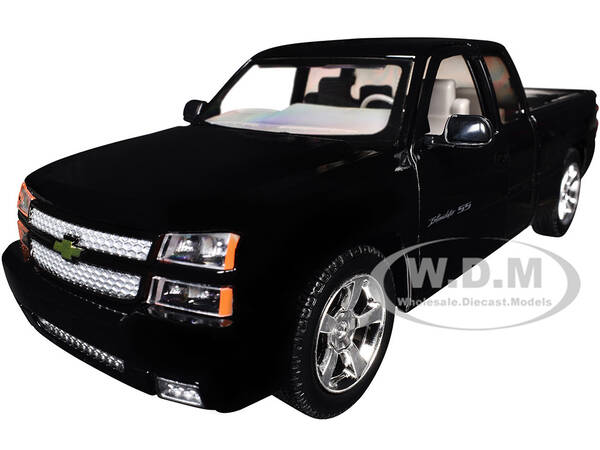 2006 Chevrolet Silverado Intimidator SS Pickup Truck Black Timeless Legends Series 1/25 Diecast Model Car by Motormax