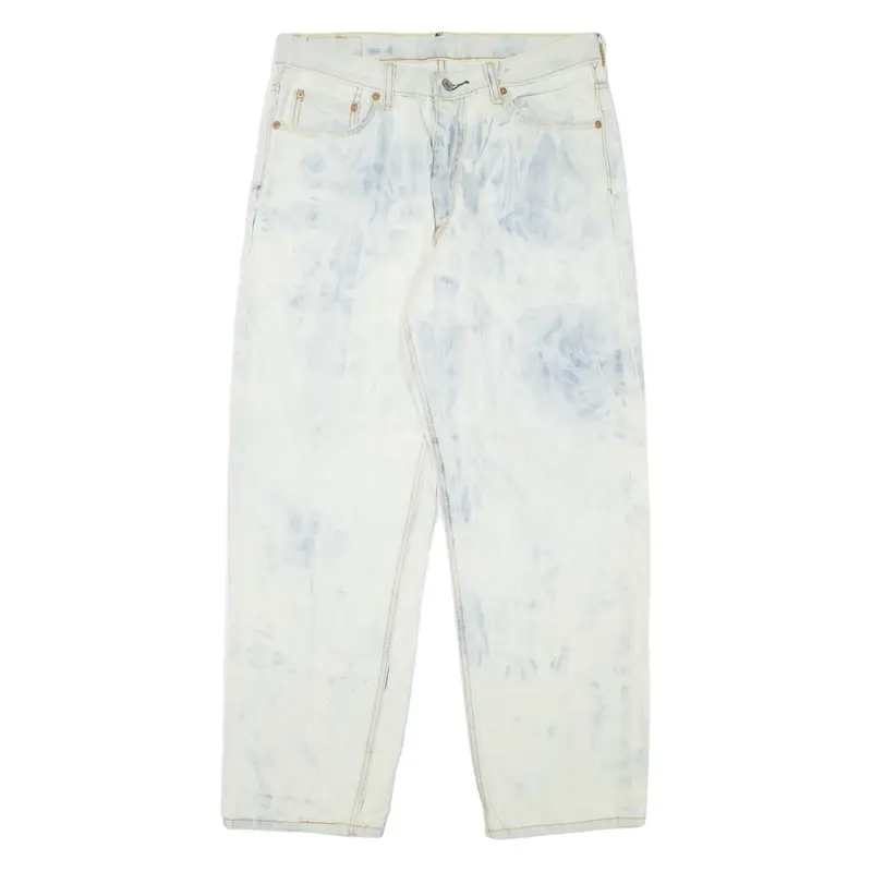 LEVI'S 550 Jeans Tie Dye Mens Blue Relaxed Tapered W30 L30
