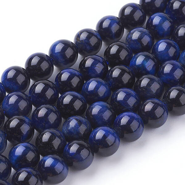 Natural Blue Tiger Eye Beads Strands