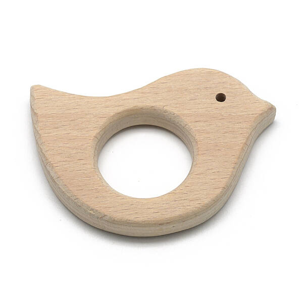 Undyed Beech Wood Big Pendants