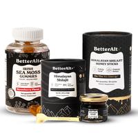 BetterAlt Sea Moss Gummies, Himalayan Shilajit Resin, & Classic Shilajit Honey Sticks | Helps Improve Energy, Stamina | Lab-T...
