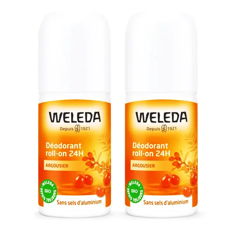 Weleda Sea Buckthorn Deodorant Roll-on 24h 2x50ml