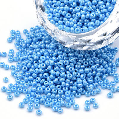11/0 Czech Opaque Glass Seed Beads