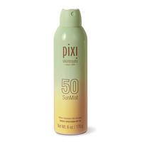 Pixi SunMist SPF 50 - Sunscreen & Sun Care Mist for Face & Body with Aloe