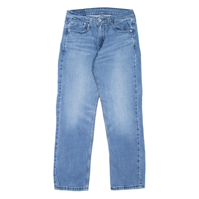 LEVI'S 514 Jeans Mens Blue Slim Straight Stone Wash W29 L30