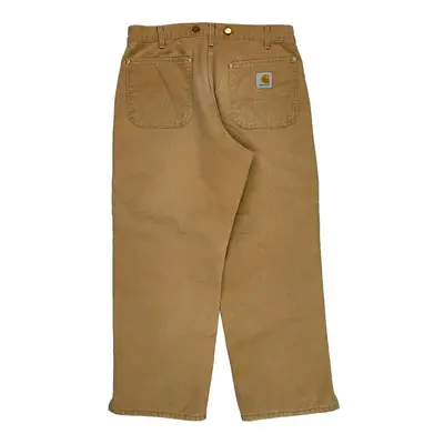 Carhartt Trousers - 34W 29L Brown Cotton
