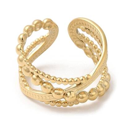 304 Stainless Steel Open Cuff Ring