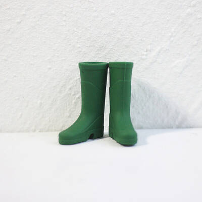 Miniature Plastic Rainboot Display Decorations