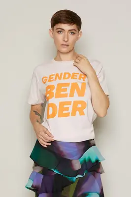 Gender Bender T-Shirt (Pink) | size: XS