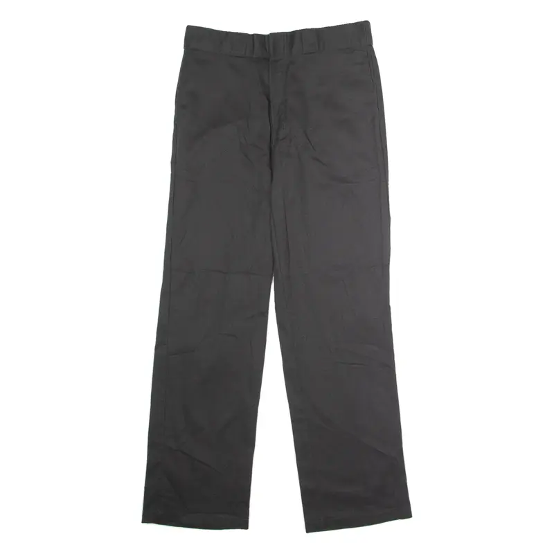 DICKIES 874 Flex Workwear Mens Twill Trousers Black Classic Straight W32 L32
